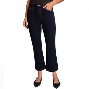 🆕NWT Jones New York Petite High Rise Kick Flare Cropped Jeans
